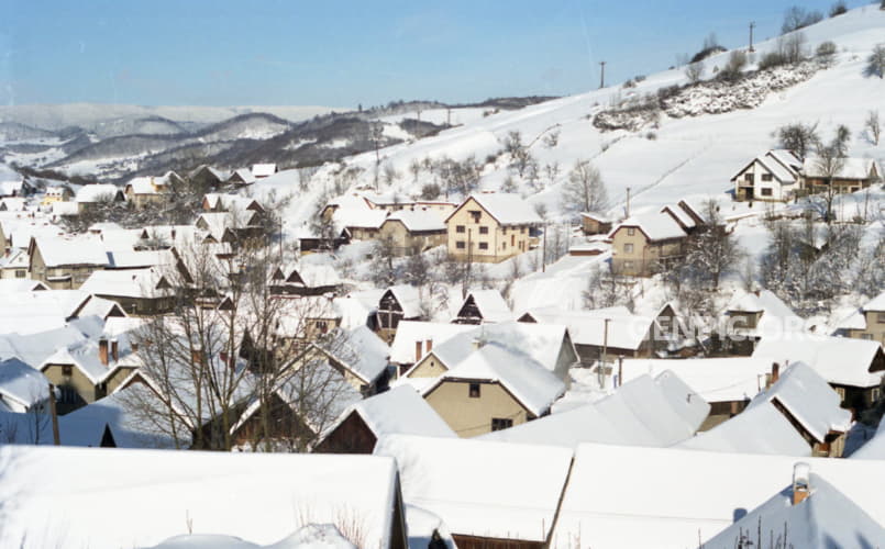 Panorama of the village.