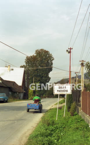 Village sign.