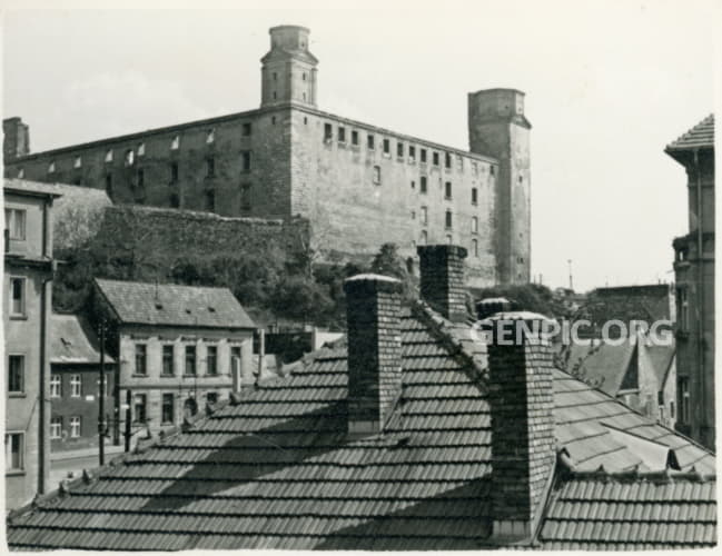 Bratislavský hrad pred rekonštrukciou.