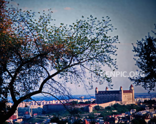 Pohľad na mesto zo Slavína.
