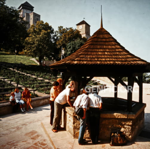 Trencin Castle - The well of love.