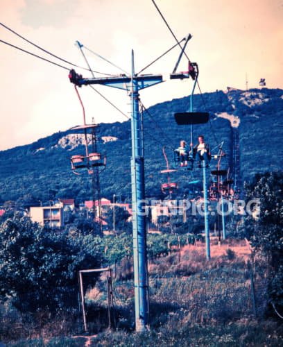 Cableway to the Zobor mountain.