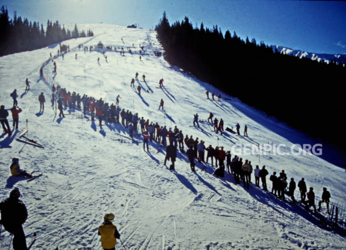 Ski racing in Jasna - Chopok North.