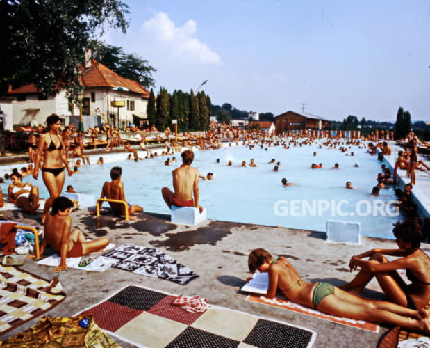 Thermal swimming pool Santovka.