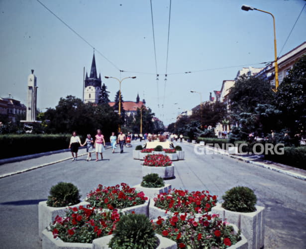 Historické centrum - pešia zóna - Hlavná ulica.
