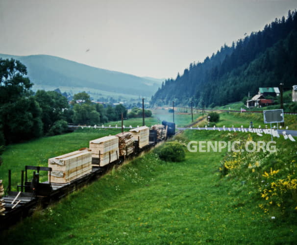 Čiernohronská železnica - Úzkokoľajná parná lokomotíva.