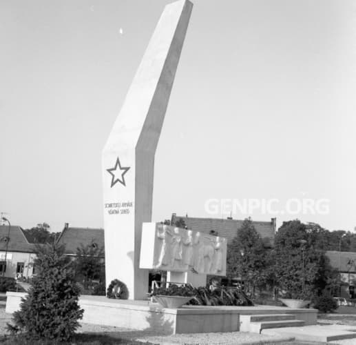 Monument to the Liberators on Namestie slobody square.
